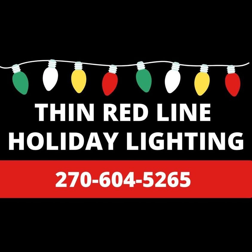 Christmas light installation by Thin Red Line Holiday Lighting