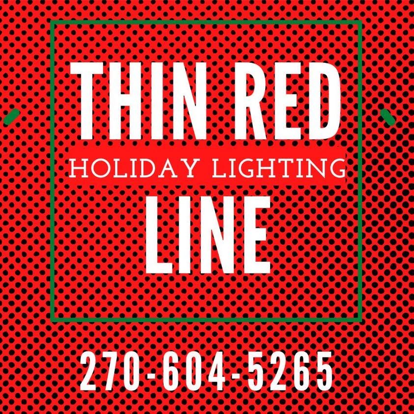 Christmas light installation by Thin Red Line Holiday Lighting