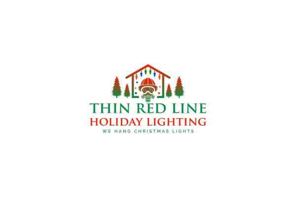 Holiday light display on a Clarksville area home